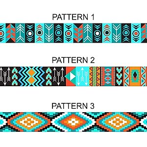 CollarDirect Tribal Breakaway Buckle Cat Collar, Pattern 3