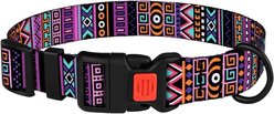 CollarDirect Tribal Pattern Aztec Design Nylon Dog Collar, Multicolor 2, Medium slide 2 of 5