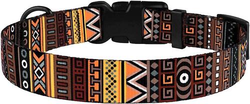 Show full view: CollarDirect Tribal Pattern Aztec Design Nylon Dog Collar, Multicolor 3, Large slide 3 of 6