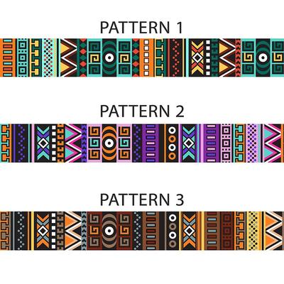 Show full view: CollarDirect Tribal Pattern Aztec Design Nylon Martingale Dog Collar, Multicolor 2, Medium slide 4 of 5