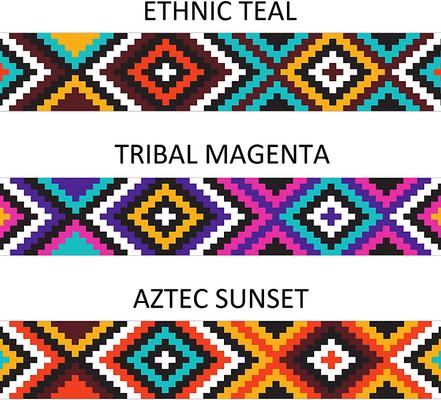 Show full view: CollarDirect Tribal Pattern Ethnic Design Nylon Cat Collar, Multicolor - Blue slide 5 of 6