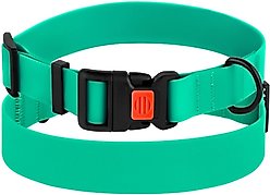 CollarDirect Waterproof PVC Coated Dog Collar, Mint Green, Large