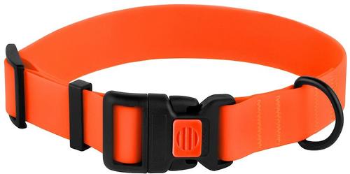 Show full view: CollarDirect Waterproof PVC Coated Dog Collar, Orange, X-Large slide 2 of 5