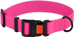 CollarDirect Waterproof PVC Coated Dog Collar, Pink, Medium slide 2 of 5