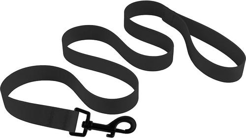 Show full view: CollarDirect Waterproof PVC Coated Dog Leash, Black, Large slide 3 of 5