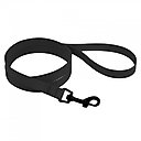 CollarDirect Waterproof PVC Coated Dog Leash, Black, Small