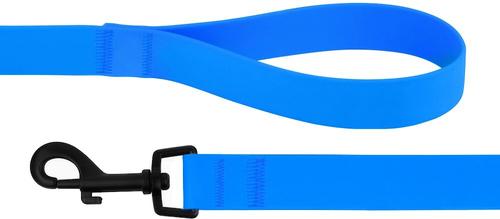 Show full view: CollarDirect Waterproof PVC Coated Dog Leash, Blue, Large slide 2 of 5