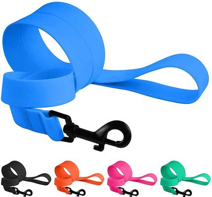 Show full view: CollarDirect Waterproof PVC Coated Dog Leash, Blue, Large slide 5 of 5