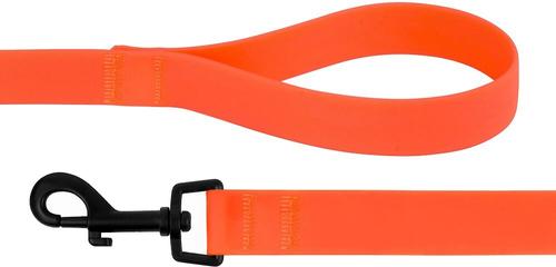 Show full view: CollarDirect Waterproof PVC Coated Dog Leash, Orange, Large slide 2 of 5