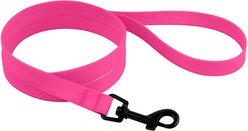 CollarDirect Waterproof PVC Coated Dog Leash, Pink, Medium