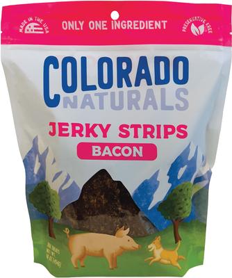 Show full view: Colorado Naturals Bacon Jerky Dog Treats, 16-oz bag slide 1 of 7
