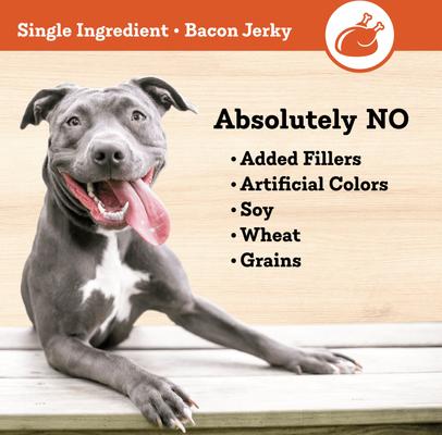 Show full view: Colorado Naturals Bacon Jerky Dog Treats, 16-oz bag slide 7 of 7