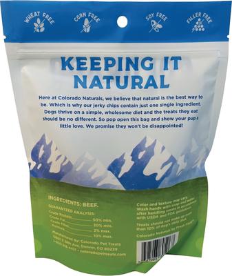 Show full view: Colorado Naturals Beef Jerky Dog Treats, 6-oz bag slide 3 of 5