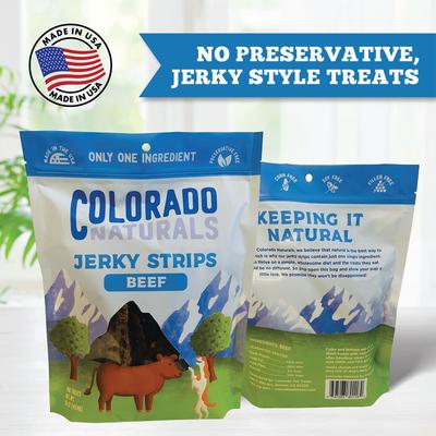 Show full view: Colorado Naturals Beef Jerky Style Dog Treats, 16-oz bag slide 4 of 8