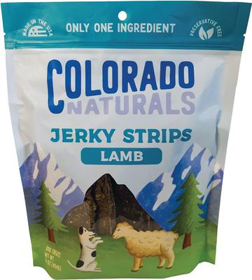 Show full view: Colorado Naturals Lamb Jerky Dog Treats, 16-oz bag slide 1 of 4