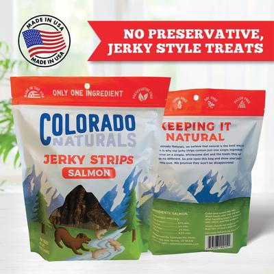 Show full view: Colorado Naturals Salmon Jerky Dog Treats, 16-oz bag slide 4 of 8
