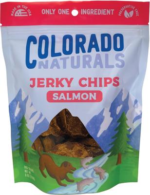 Show full view: Colorado Naturals Salmon Jerky Dog Treats, 6-oz bag slide 1 of 4