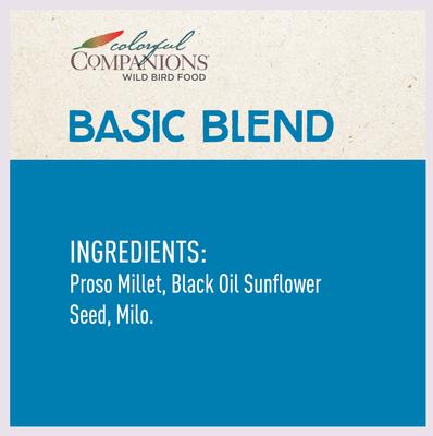 Show full view: Colorful Companions Basic Blend Wild Bird Food, 20-lb bag slide 4 of 5