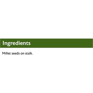 Colorful Companions Millet Sprays Bird Food, 10-lb box