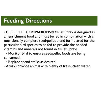 Show full view: Colorful Companions Millet Sprays Bird Food, 10-lb box slide 4 of 4