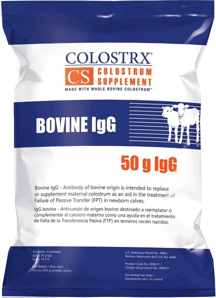 Colostrx CS Colostrum Cattle Supplement, 350-g bag