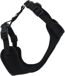 Comfort Soft Mesh Cat Harness, Black, 11 to 14-in chest