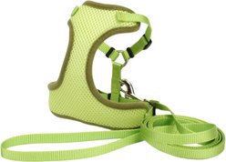 Comfort Soft Mesh Cat Harness & Leash, Lime, 11 to 14-in chest slide 1 of 4