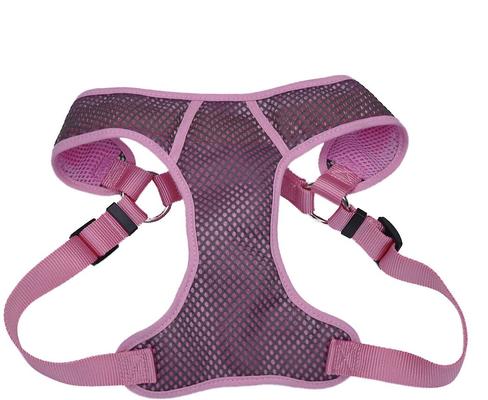 Show full view: Comfort Soft Sport Wrap Back Clip Dog Harness, Grey & Pink, Small: 19 to 23-in chest slide 1 of 6