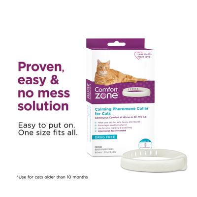 Show full view: Comfort Zone Calming Pheromone Collar for Cats, 4 count slide 7 of 11