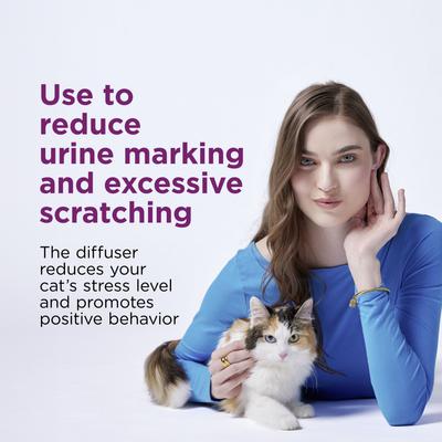 Show full view: Comfort Zone 60 Day Starter Kit Calming Pheromone Diffuser for Cats, 60-day, 1 Diffuser, 2 Refills slide 3 of 12