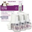Comfort Zone MultiCat Calming Kit Pheromone Diffuser for Cats, 3 Diffusers, 6 Refills
