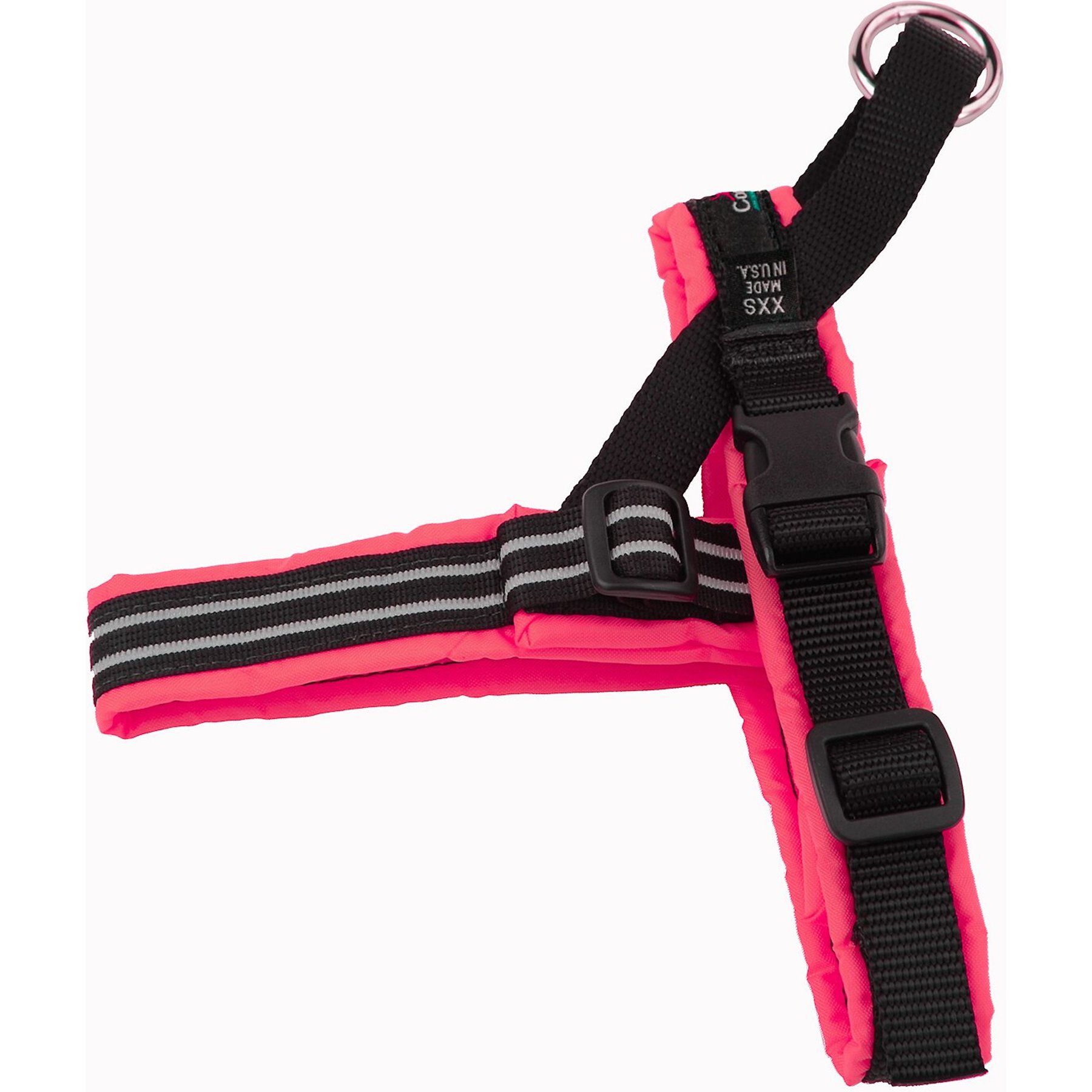ComfortFlex Fully Padded Non-Chafing Reflective Sport Dog Harness, Berry, X-Small