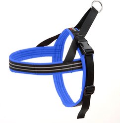 ComfortFlex Fully Padded Non-Chafing Reflective Sport Dog Harness, Blue Jay, Medium/Large