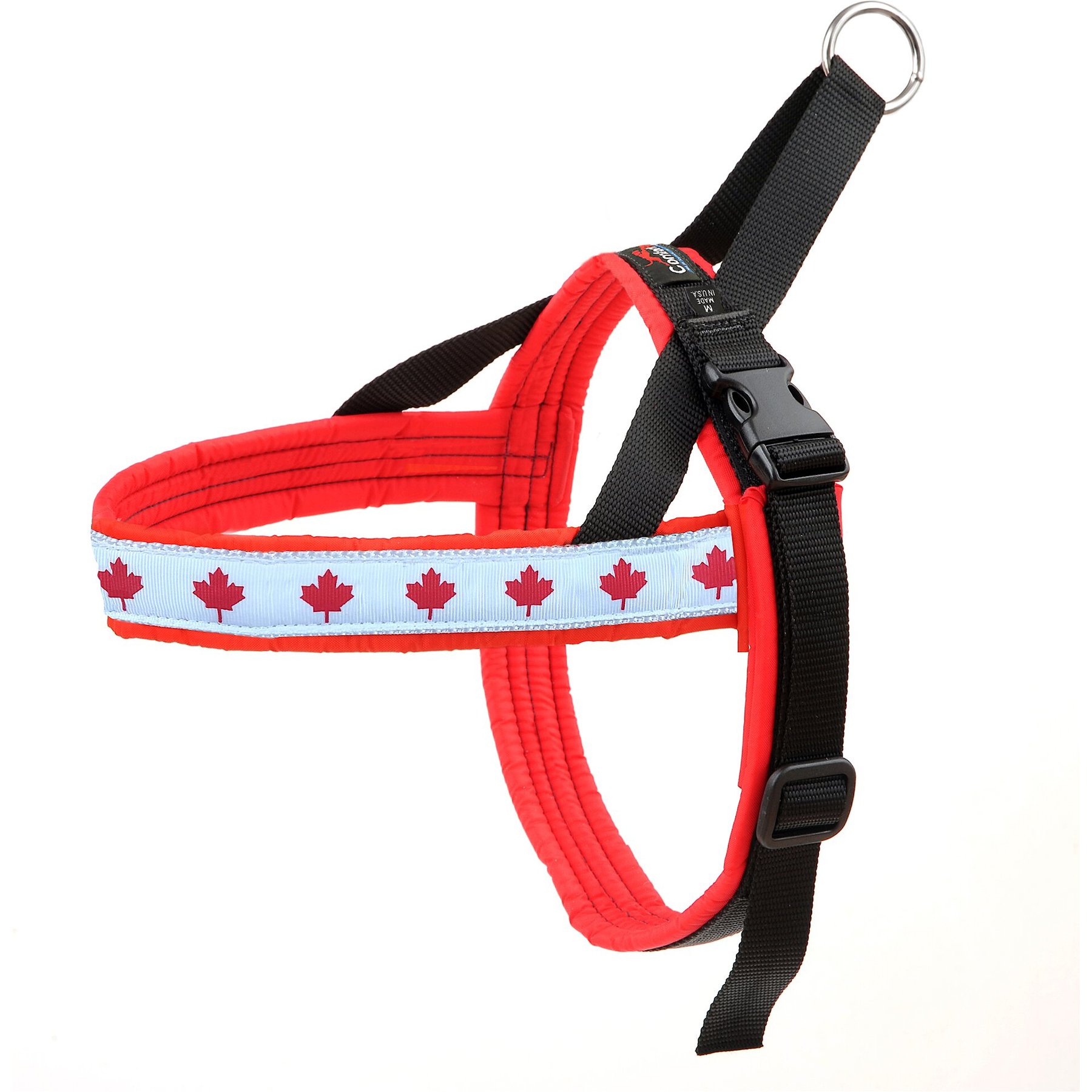 ComfortFlex Fully Padded Non-Chafing Reflective Sport Dog Harness, Canadian Patriot, XX-Large