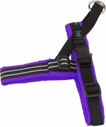 ComfortFlex Fully Padded Non-Chafing Reflective Sport Dog Harness, Purple, XX-Small