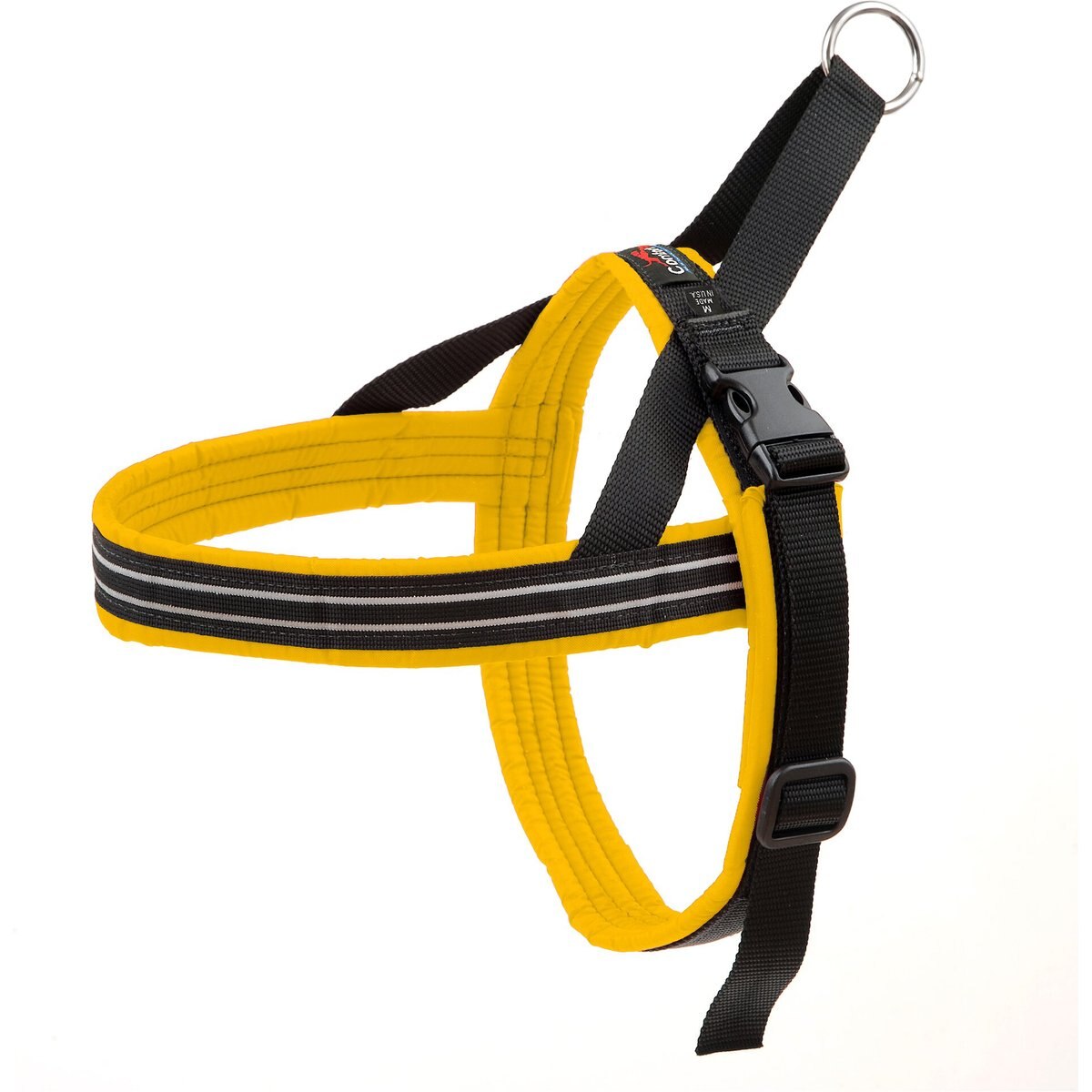 ComfortFlex Fully Padded Non-Chafing Reflective Sport Dog Harness, Saffron, Medium/Large