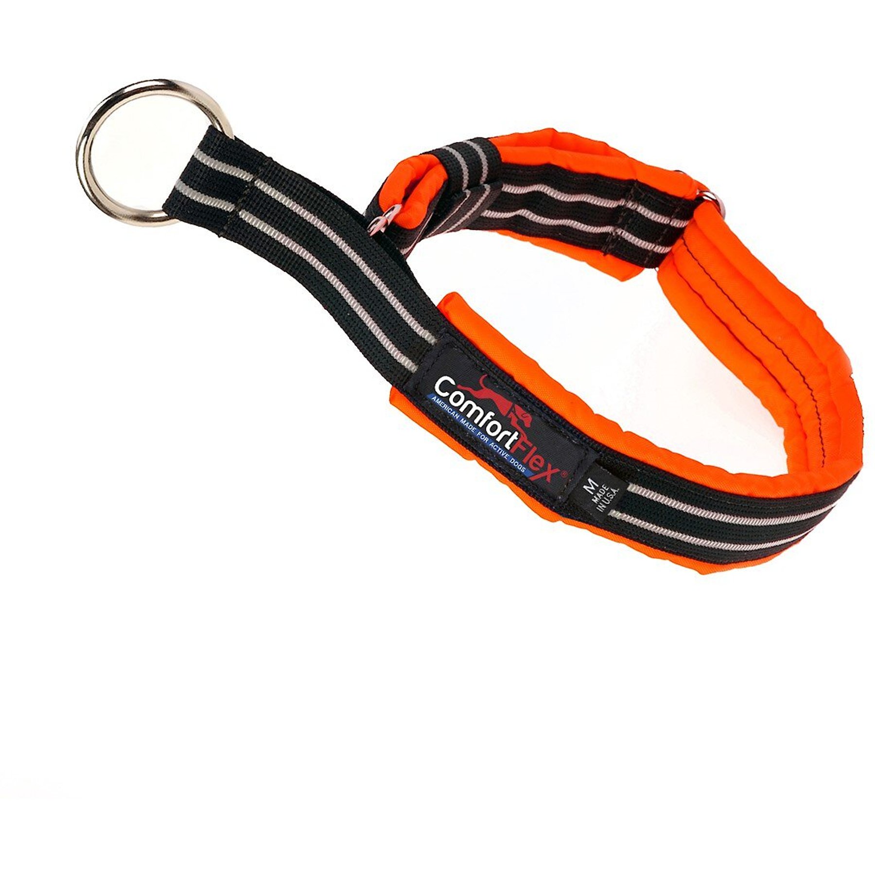 ComfortFlex Fully Padded Reflective Martingale Dog Collar, Hunter Orange, Large