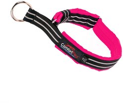 ComfortFlex Fully Padded Reflective Martingale Dog Collar, Neon Pink, Large