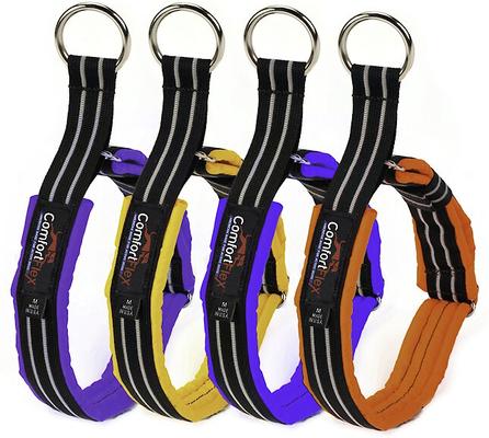 Show full view: ComfortFlex Fully Padded Reflective Martingale Dog Collar, Neon Pink, Large slide 4 of 5