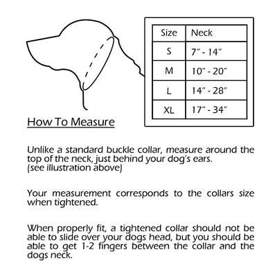 Show full view: ComfortFlex Fully Padded Reflective Martingale Dog Collar, Raven, Medium slide 2 of 5