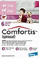 Comfortis Chewable Tablet for Dogs, 5-10 lbs & Cats 4.1-6 lbs, (Pink Box), 6 Chewable Tablets (6-mos. sup...