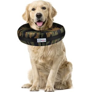 COMFURT COLLAR Stuffed Not Inflatable Dog & Cat Recovery Collar, Camo, X-Large
