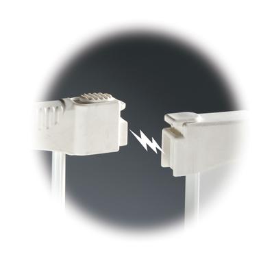 Show full view: Command Pet Products 42" Tall Pressure Mounted Pet Gate, White slide 4 of 7