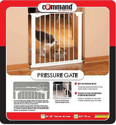 Show full view: Command Pet Products Pressure Mounted Pet Gate, White slide 5 of 8
