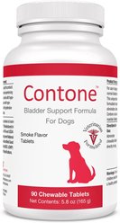 Contone Smoke Flavored Chewable Tablet Urinary Supplement for Dogs, 90 count slide 1 of 9