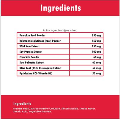 Show full view: Contone Smoke Flavored Chewable Tablet Urinary Supplement for Dogs, 90 count slide 4 of 10