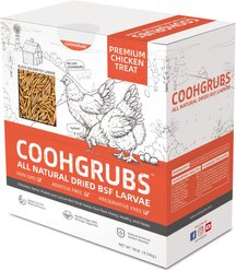 COOHGRUBS Dried Black Soldier Fly Larvae Chicken Treat, 10-lb box slide 1 of 8