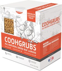 COOHGRUBS Dried Black Soldier Fly Larvae Chicken Treat, 5-lb box