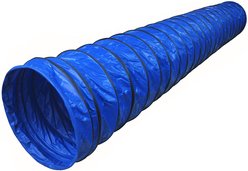 Cool Runners Agility Lightweight PVC Dog Training Tunnel, 15-ft