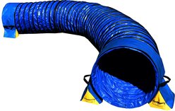 Cool Runners Agility Lightweight PVC Dog Training Tunnel with Tunnel Bags, 15-ft